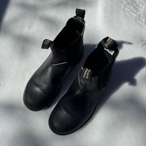 Blundstone Black Leather Combat Boots